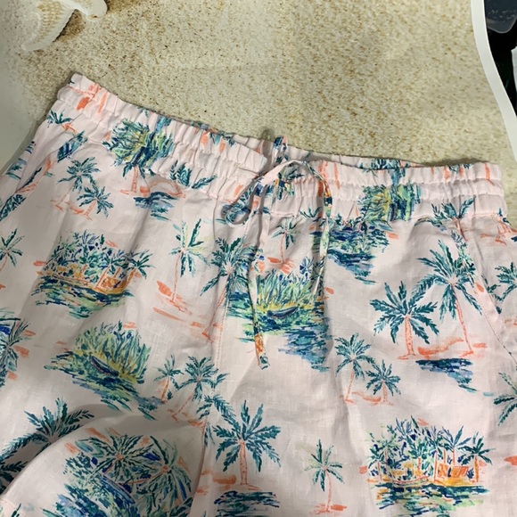 NWT Tommy Bahama Village High-Rise Linen Easy Short - Picture 7 of 8